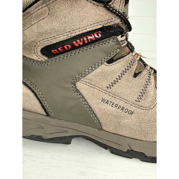 Red Wing 9561 Waterproof Safety Toe Work Boots Men’s 9.5 E2 ASTM EH PR Brown main image 6